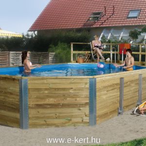 Medence kerti medence Korfu típus