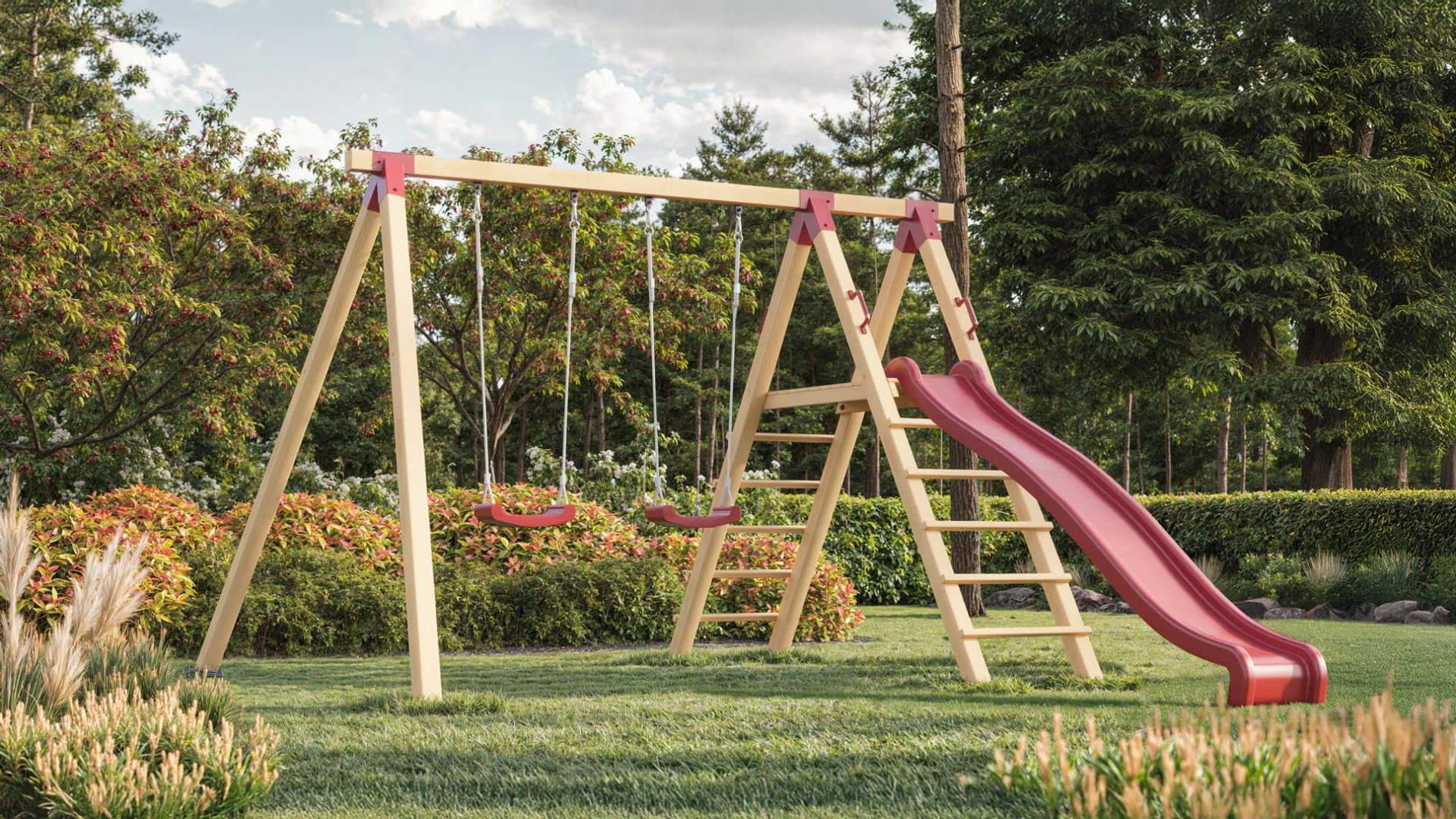 Kerti hinta csúszdával Weka 816