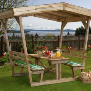 Fedett kerti pad Weka 662