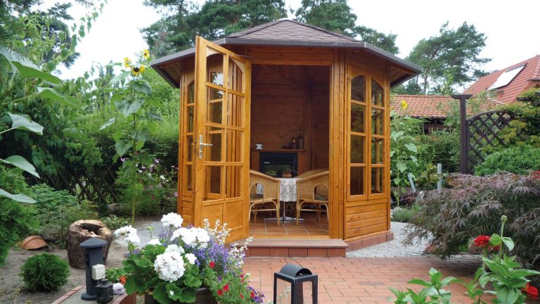 Weka kerti pavilon nyolcszögletű zárt pavilon