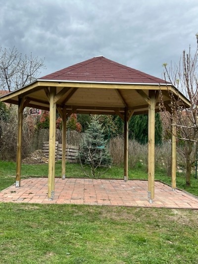 Kész kerti pavilon Weka 656