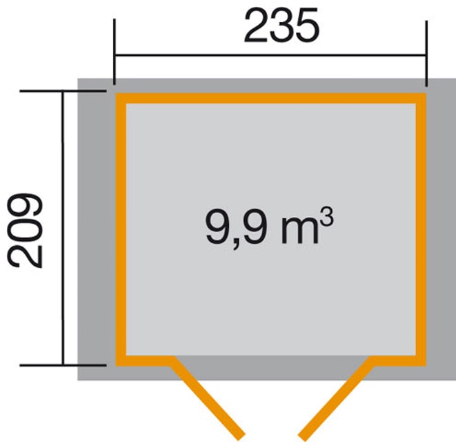 Faház 224 alaprajza