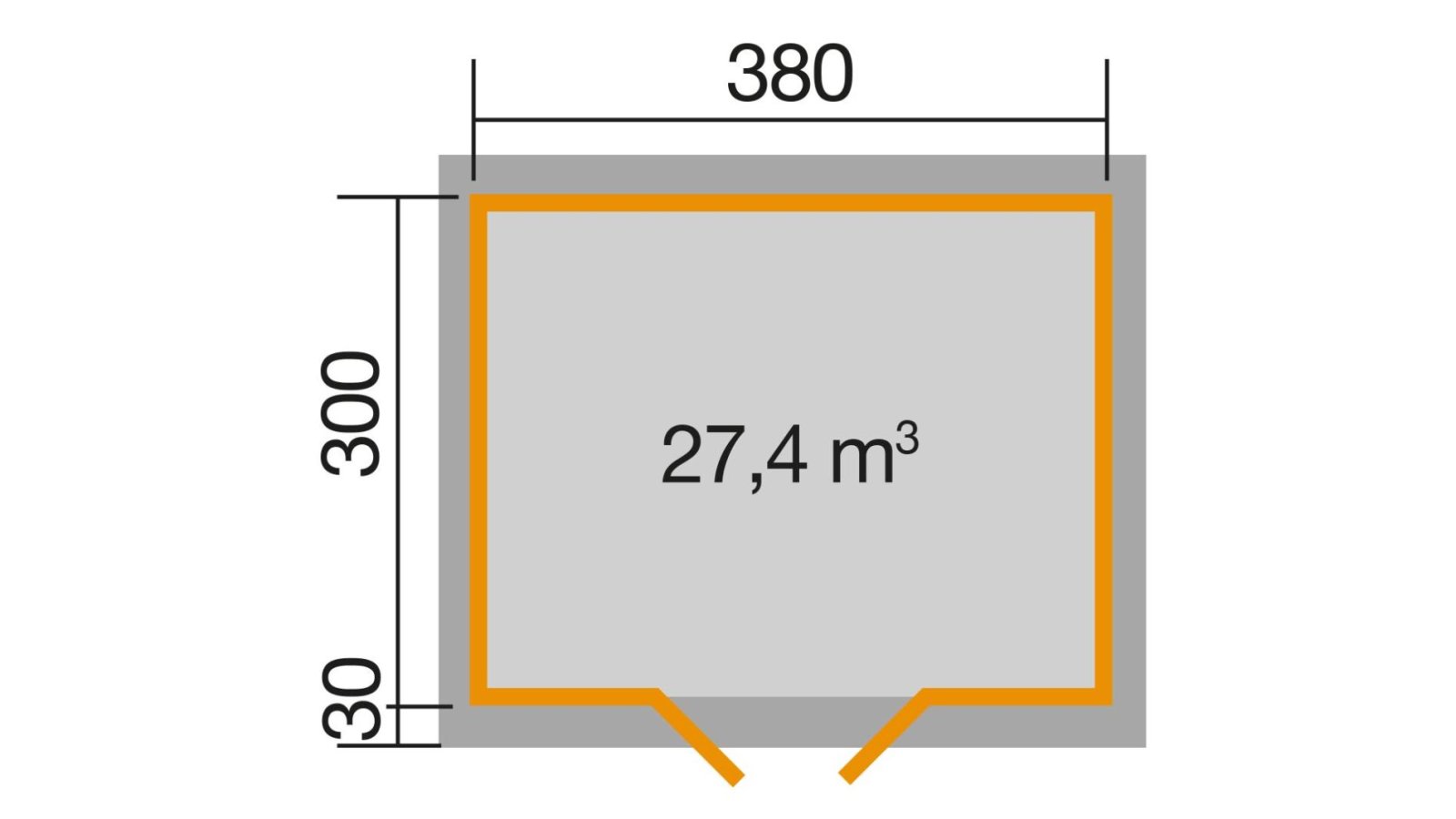 Weka faház alaprajz 158.3830.00