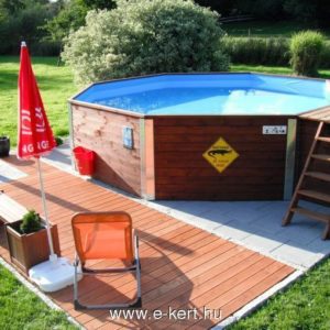 MEDENCÉK Gerendavázas kerti medence