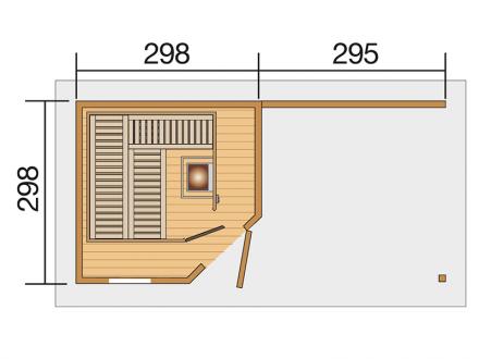 Szaunaház Weka faház 213/1OS - Image 9