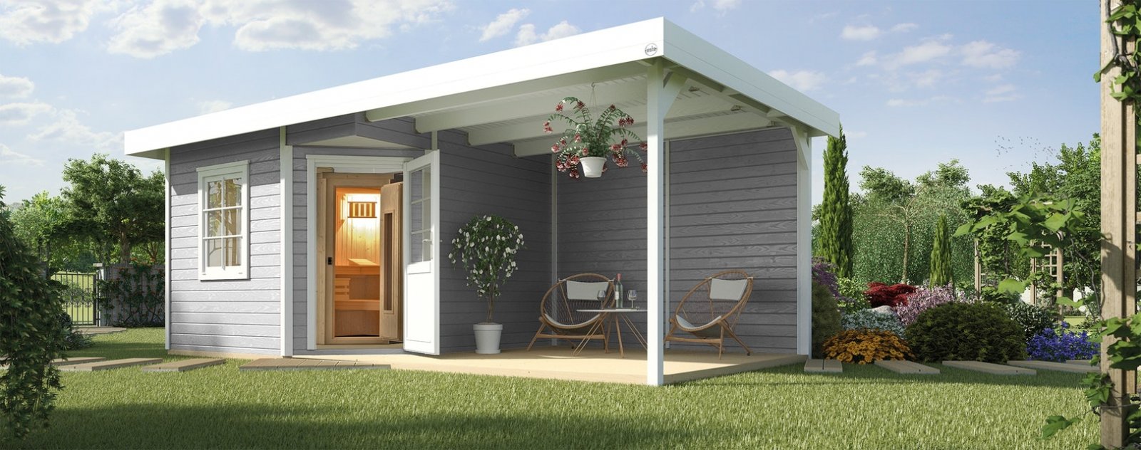 Szaunaház Weka 213-as finn szauna