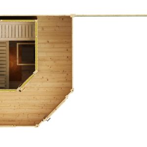 Szaunaház berendezése Weka 213.3030