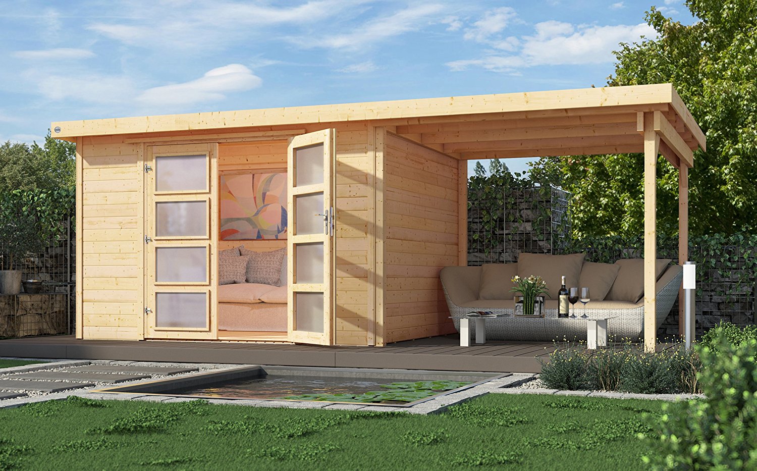 Faház 230 cm-es terasszal 321-es típus