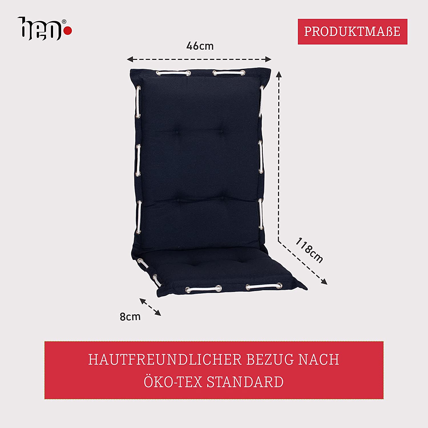 Kerti szék párna egyszínű Kiel