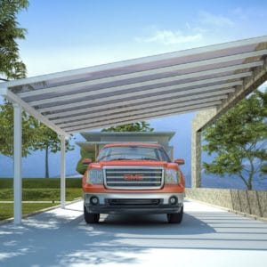 Nyitott garázs smart Veranda terasz tető 4555