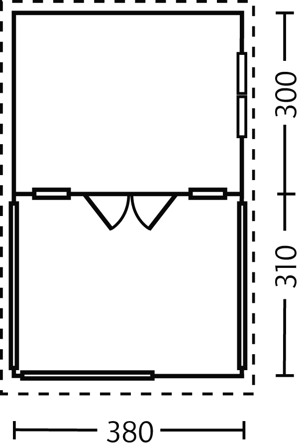 Gerendaház terasszal Holmestrand hétvégi faház - Image 4