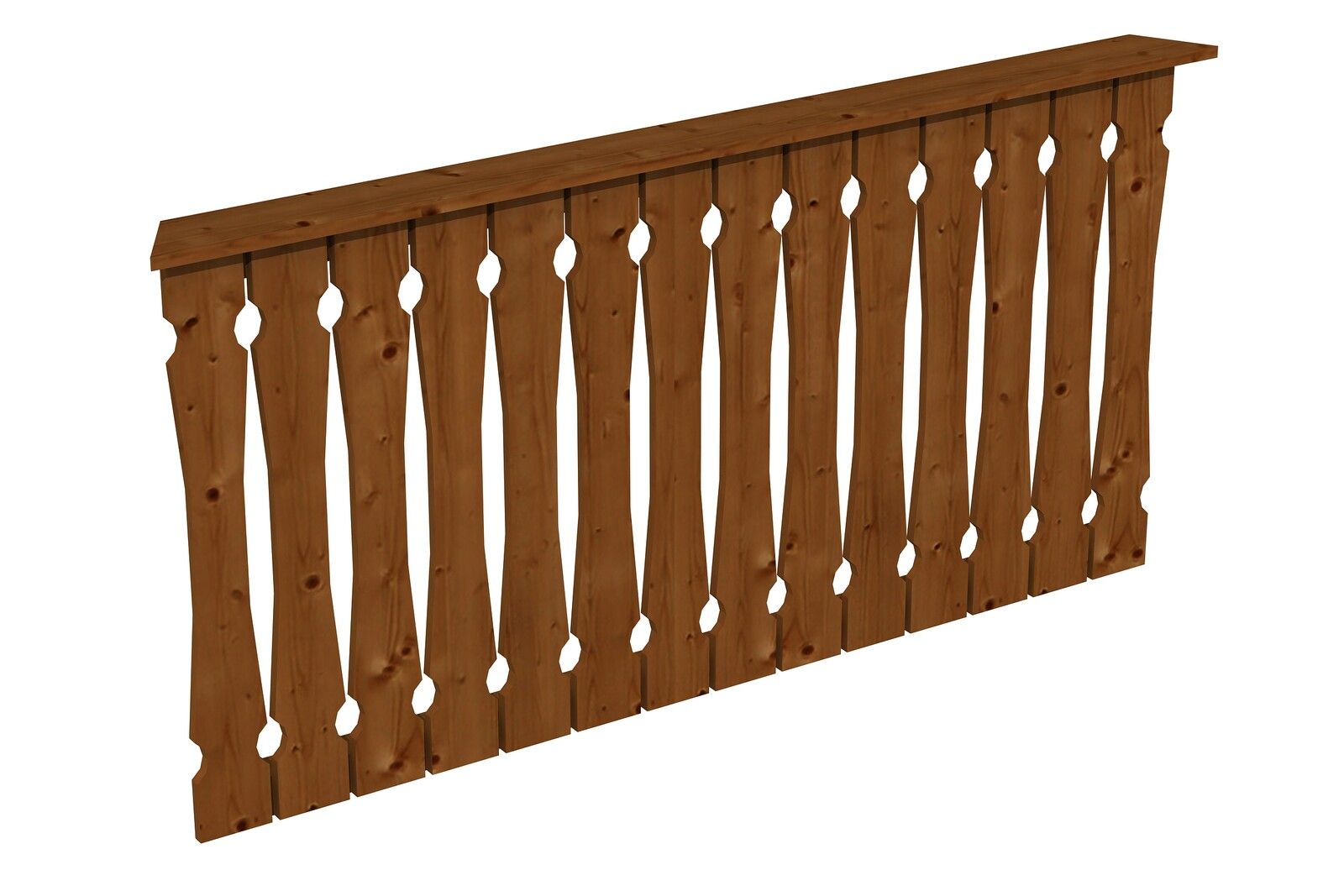 Pavilon korlát dióbarna 180 cm Pavilon korlát 180cm