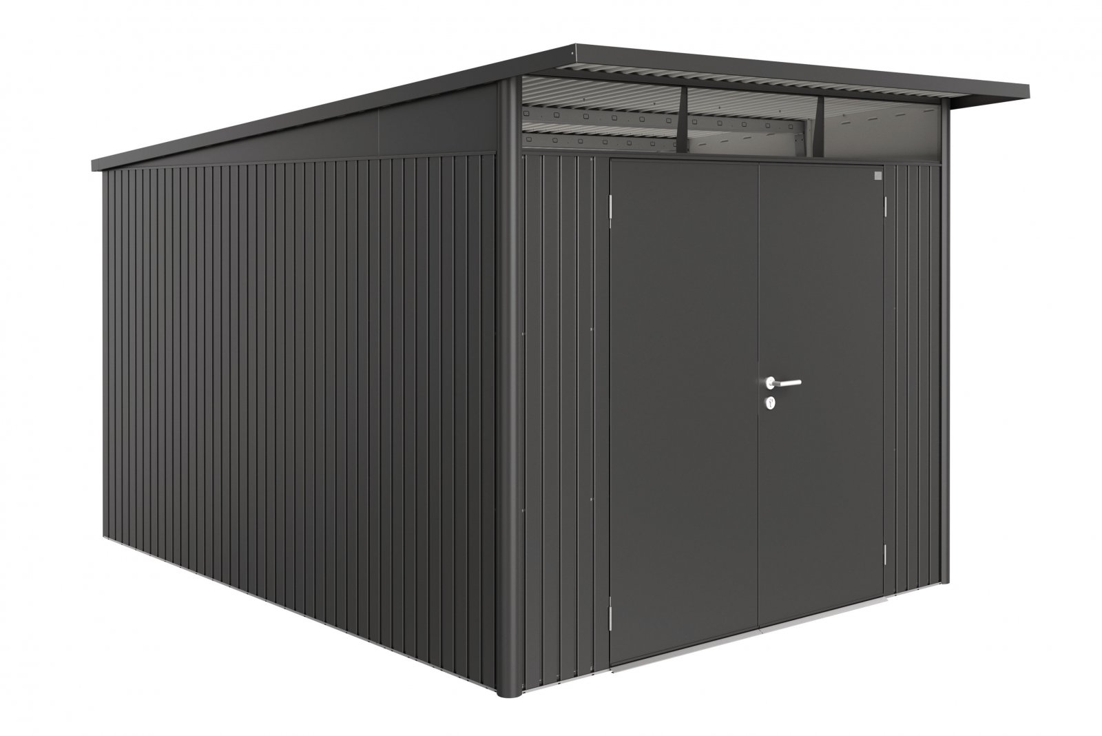 AvantGarde Eco fém szerszámtároló - kétszárnyú ajtóval , A7 (260 x 300 cm) , sötétszürke-metál
