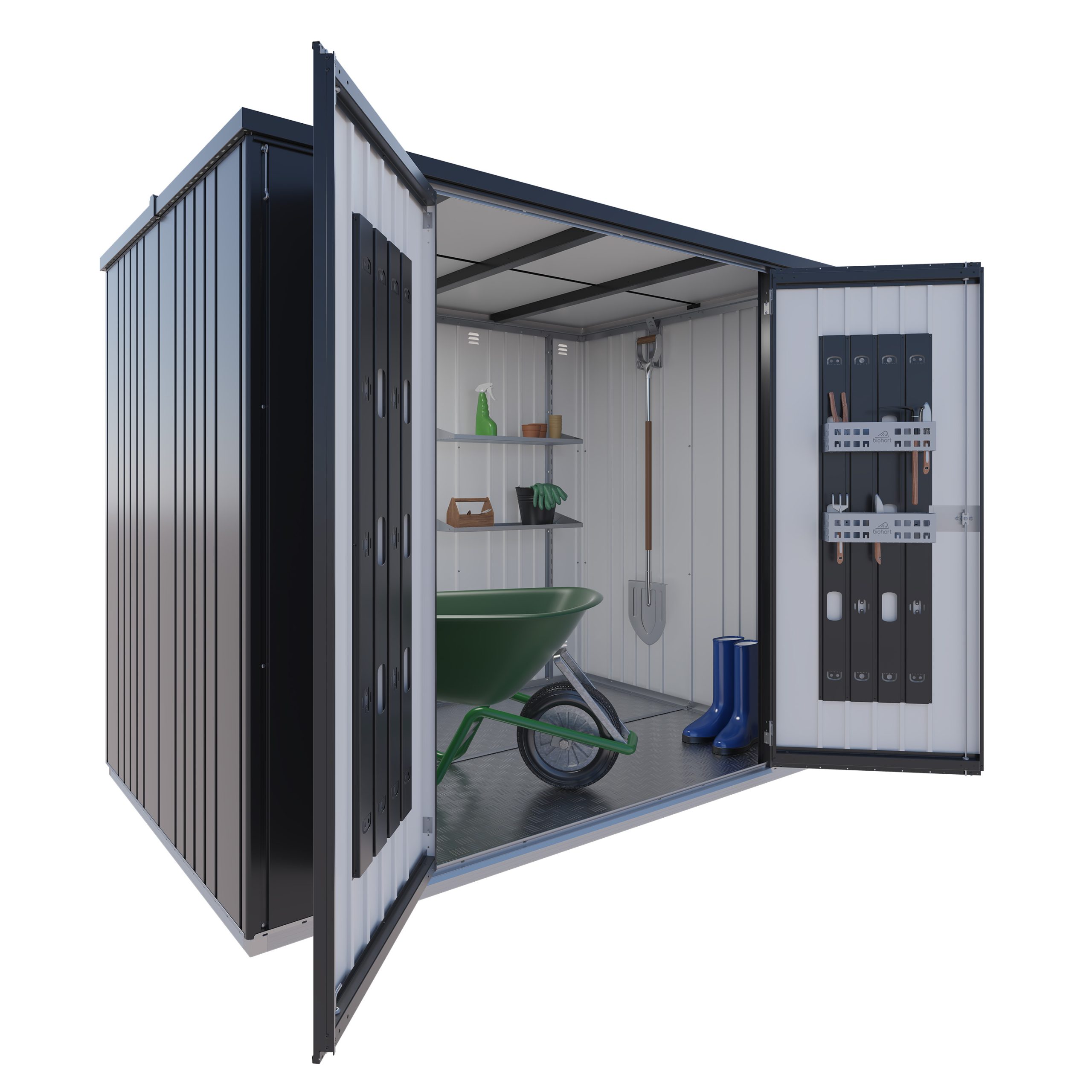 Fém szerszámtároló kerti tároló 230Large