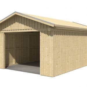 Falun_1_Dachschalung_freigestellt Zárt garázs Falunk ajtó nélküli változat