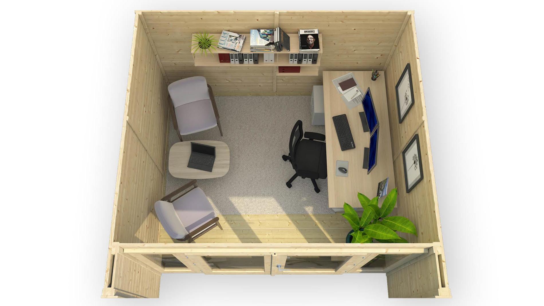 Iroda faház Weka 263.