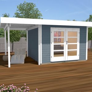 Weka 126-os faház fatárolóval szürke-fehér