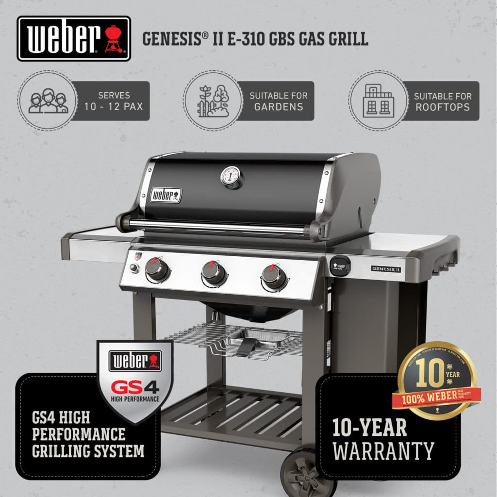 Weber Spirit II E 310 GBS gázgrill Weber Spirit II E 310 GBS gázgrill