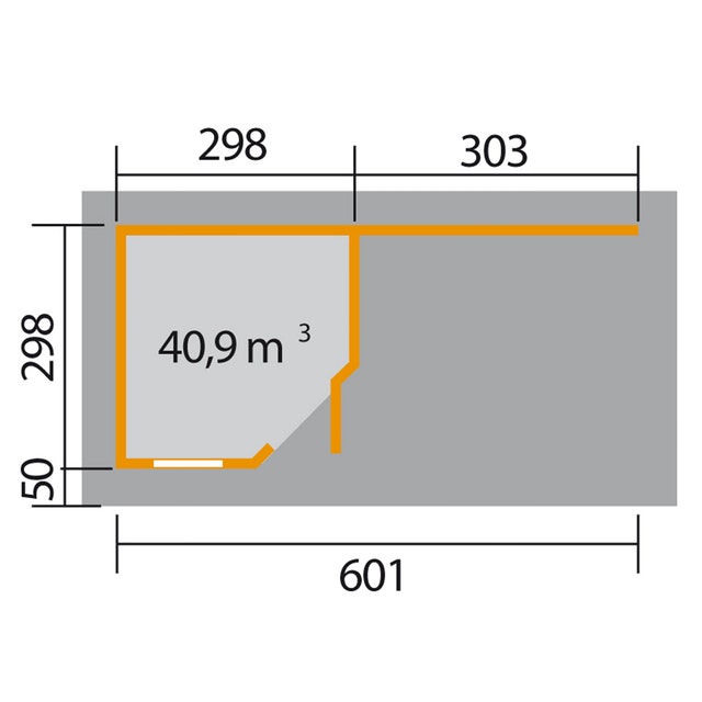 Weka faház terasszal 213Fides 2méret 4szín - Image 11
