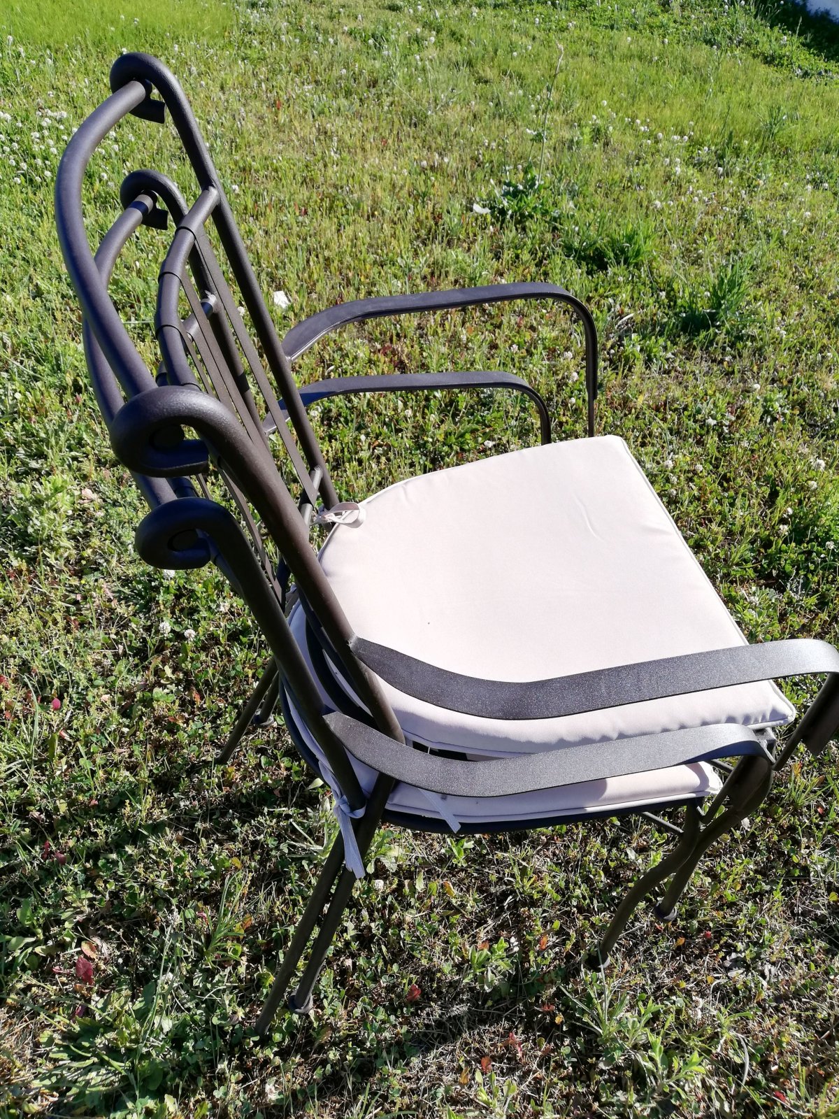 Fém kerti bútor mozaiklapos terasz garnitúra - Image 7