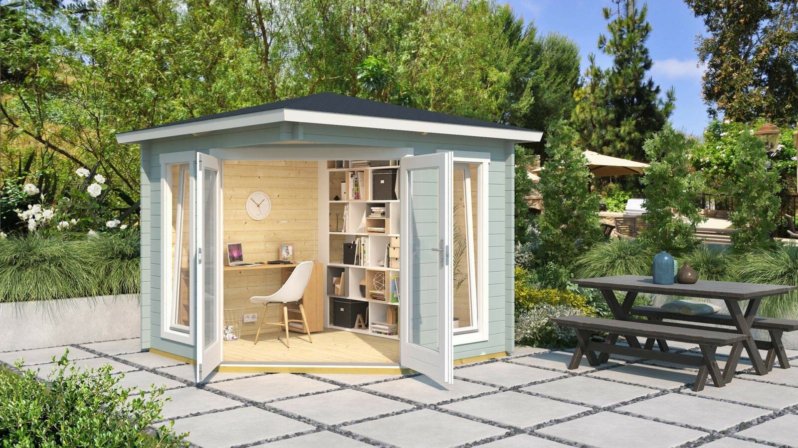 Sarok faház Weka408