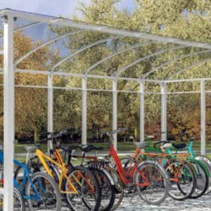 Kerékpártároló garázs