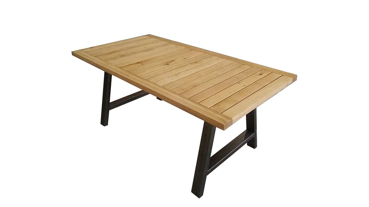 Kerti asztal tölgyfa asztallap Bergen