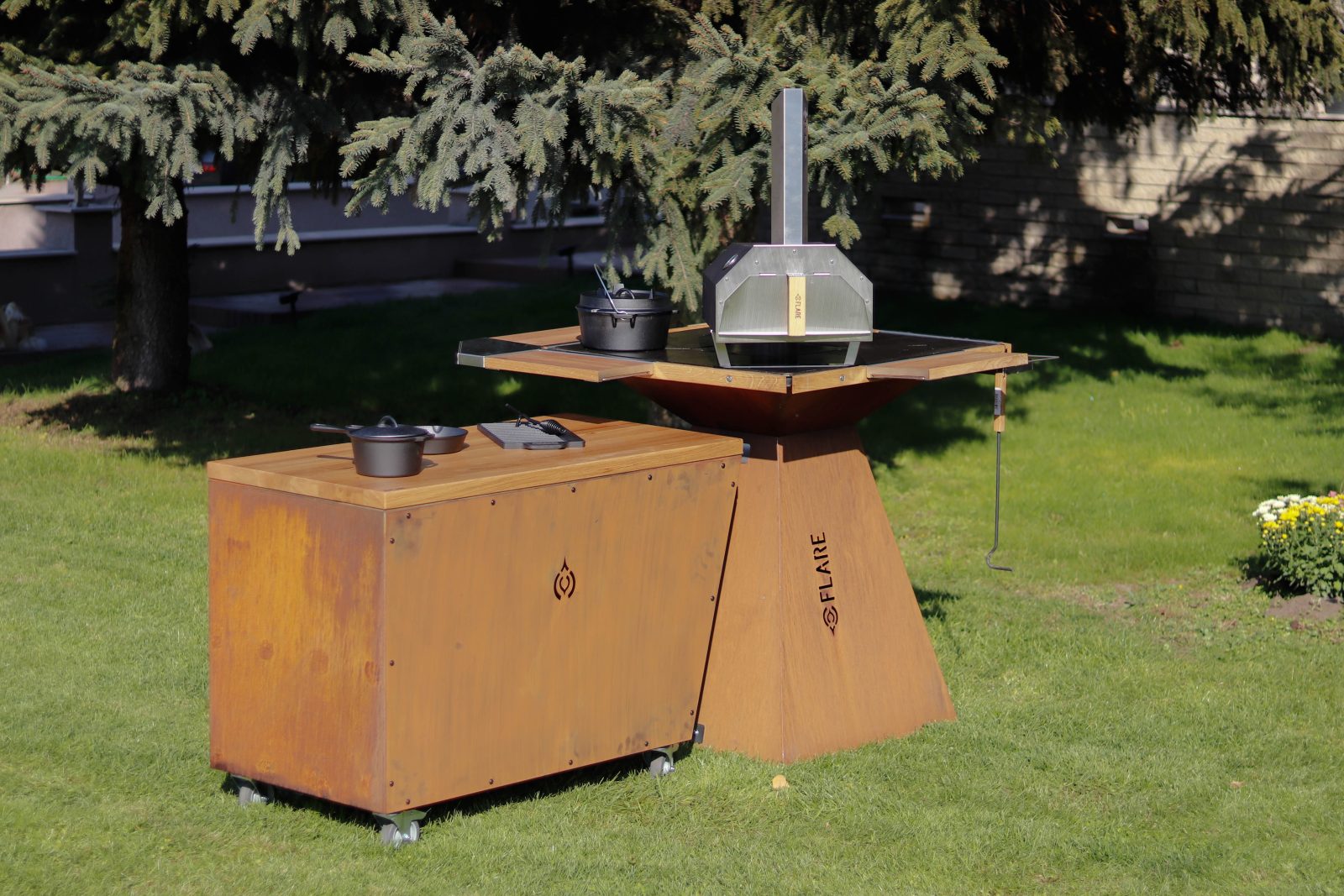 Mobil grill konyha