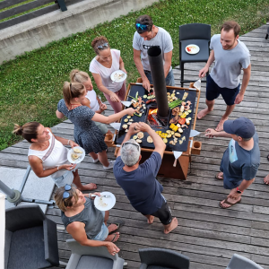 Kerti grill sziget