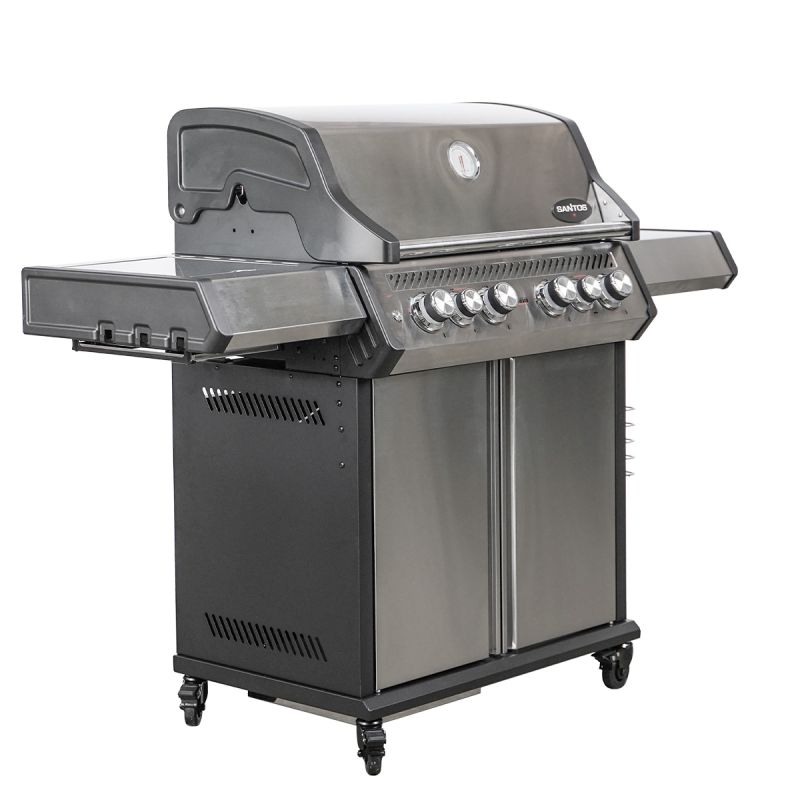 Gázgrill-Santos418-kerti-grill-nemesacél