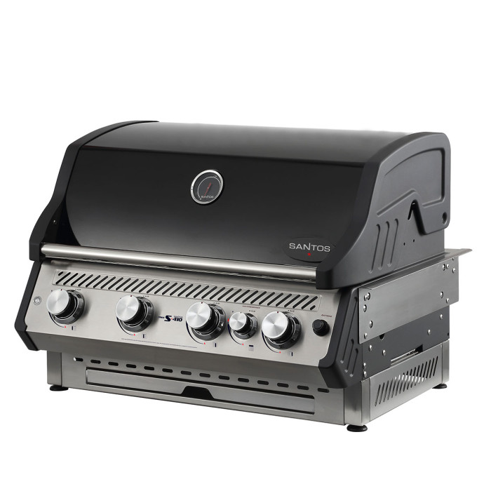 Santos-S410-beépíthető-gázgrill-fekete-LED