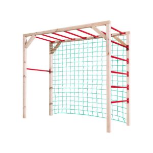 Játszótéri-mászóka-focikapu-Weka-816.3001.10.00 Kerti mászóka focihálóval