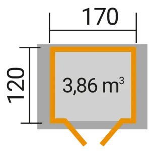 Mori kerti szerszámos alaprajza