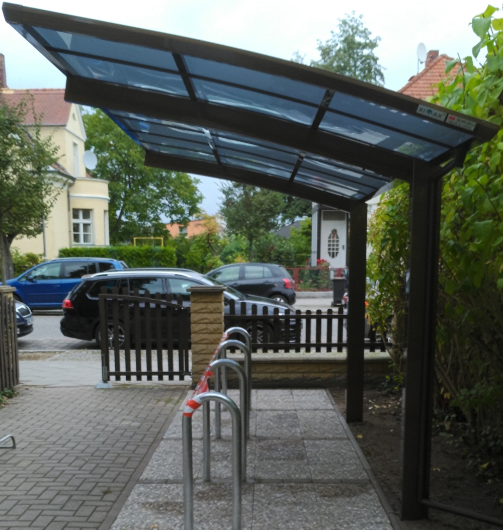 Fedett kerékpártároló Pf60 Mini Kerépártároló