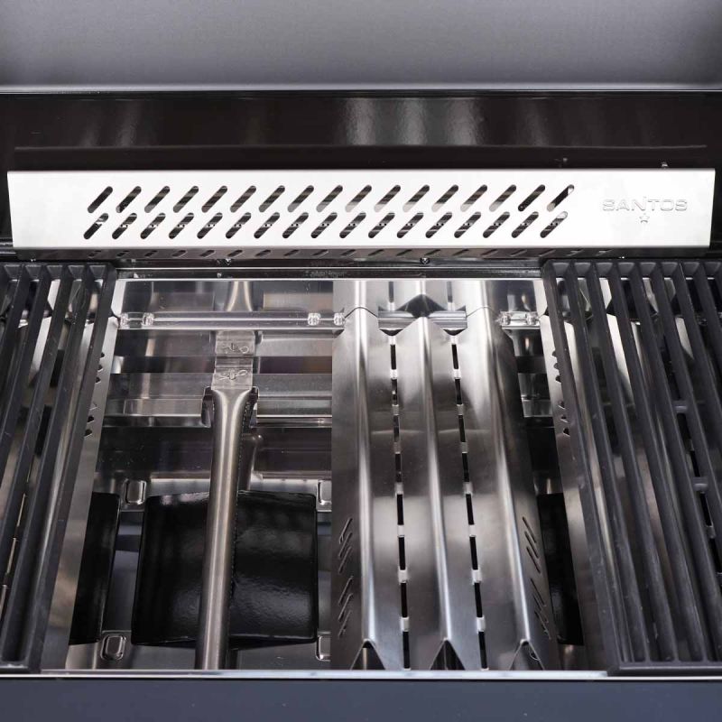 Beépíthető grill gázégő