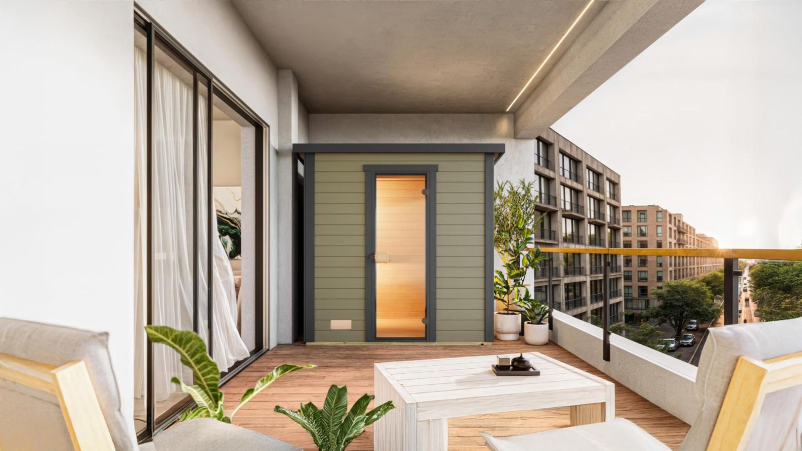 Szaunaház kültéri szauna Kaapi Szaunaház Weka Kaapi