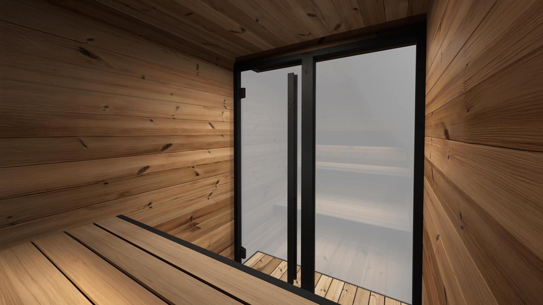 Szaunaház belső Viira