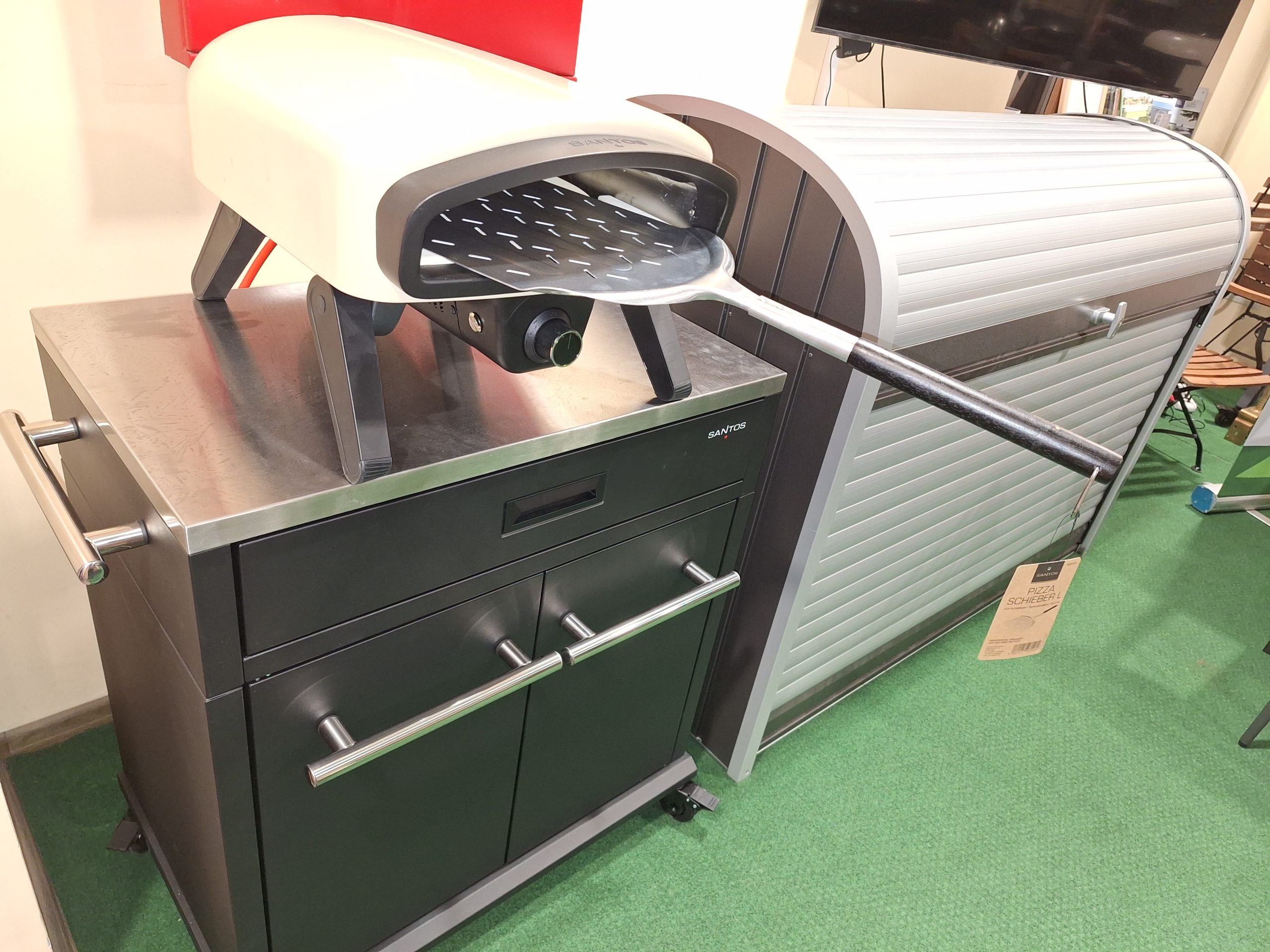 Pizzakemence +sütőlapát + Grill pult Grill pult + pizza kemence + sütőlapát