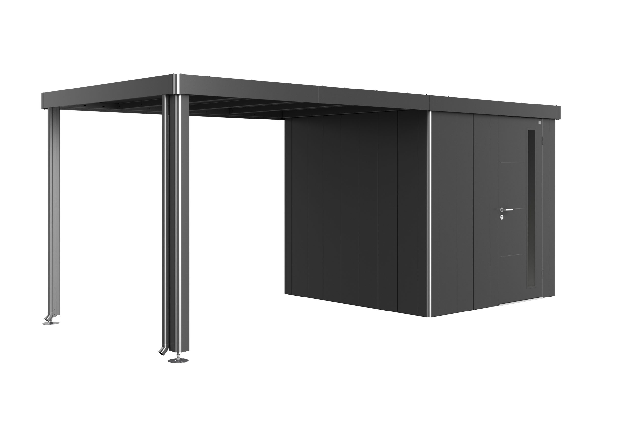 Neo ház oldaltető 2A sötétszürke