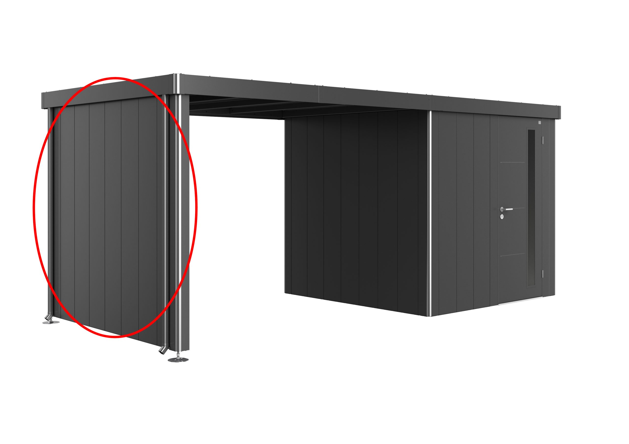 Neo ház oldaltető oldalfala