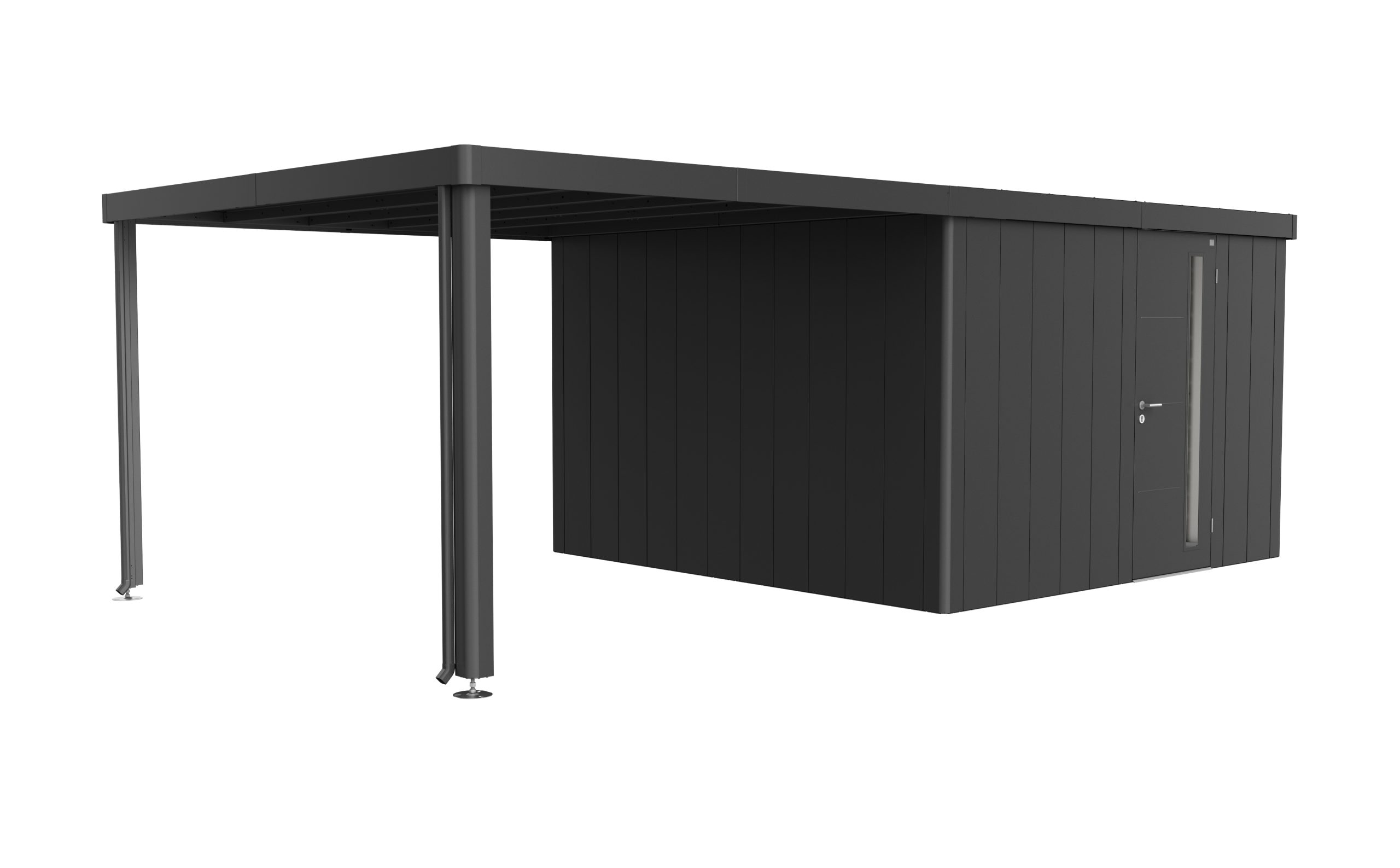 Neo ház oldaltető 4A sötétszürke