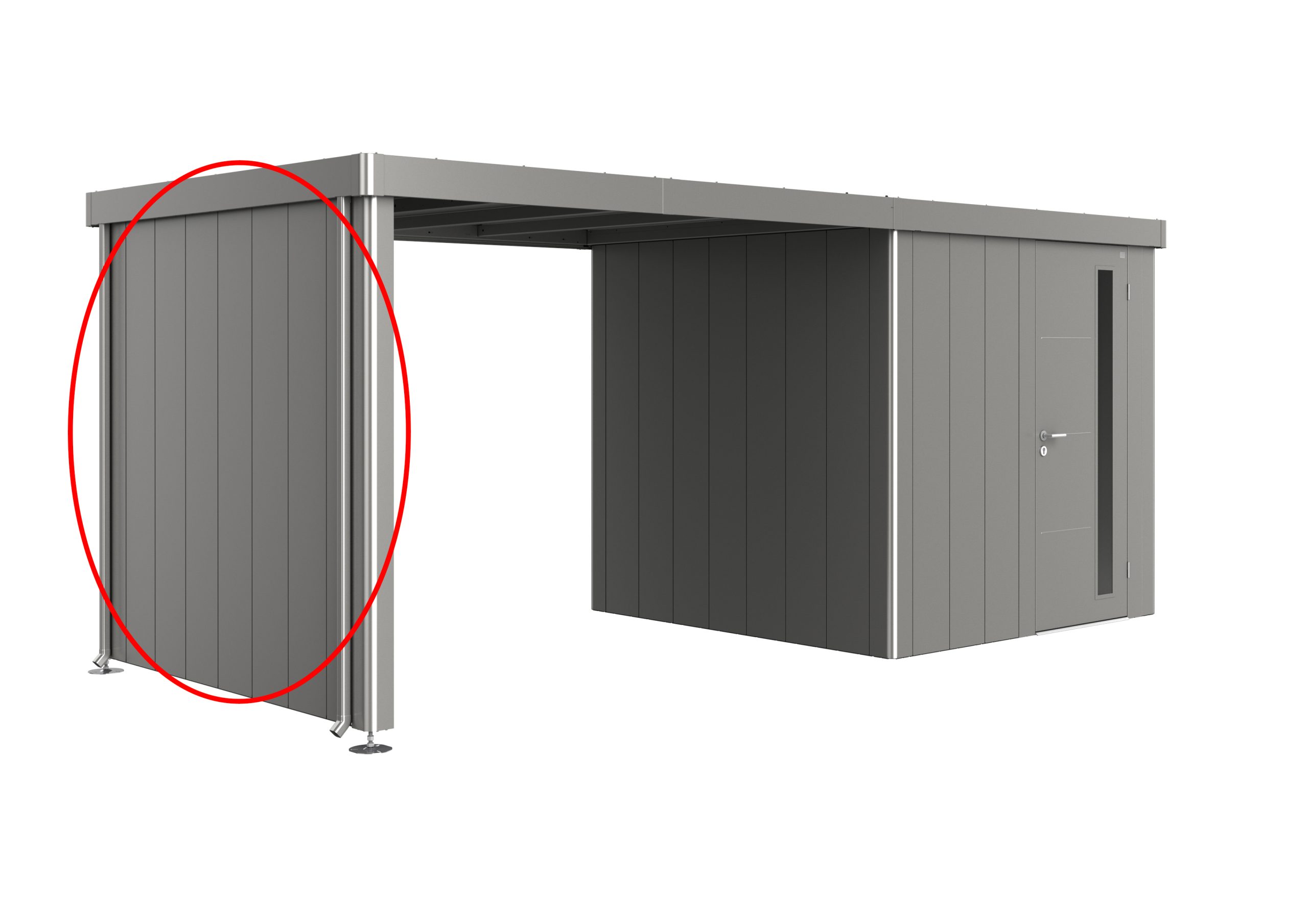 Neo ház oldaltető oldalfala