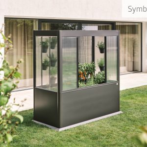 9003414954014_Florentina_2x1MAXI_dunkelgrau_Sujet2_Symbolbild_DE Florentina prémium üvegház magas növényekhez