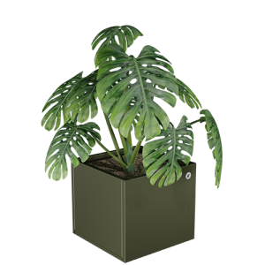 Cubo virágágyás fém kaspó