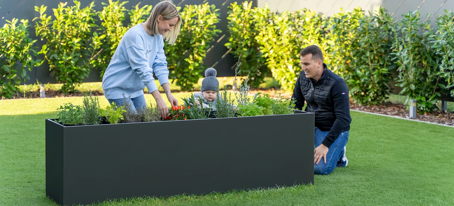 Lineo virágláda 100x35cm