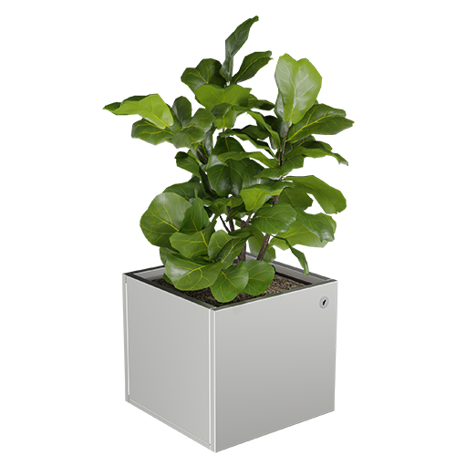 Fém virágágyás Cubo