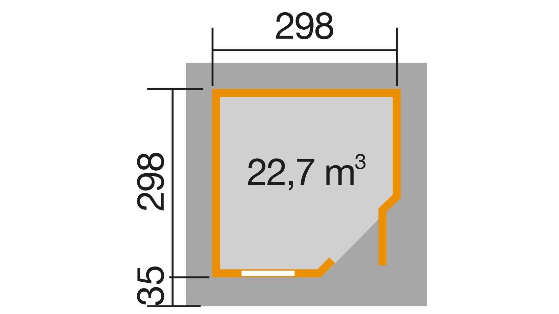 Faház alaprajz Weka 213